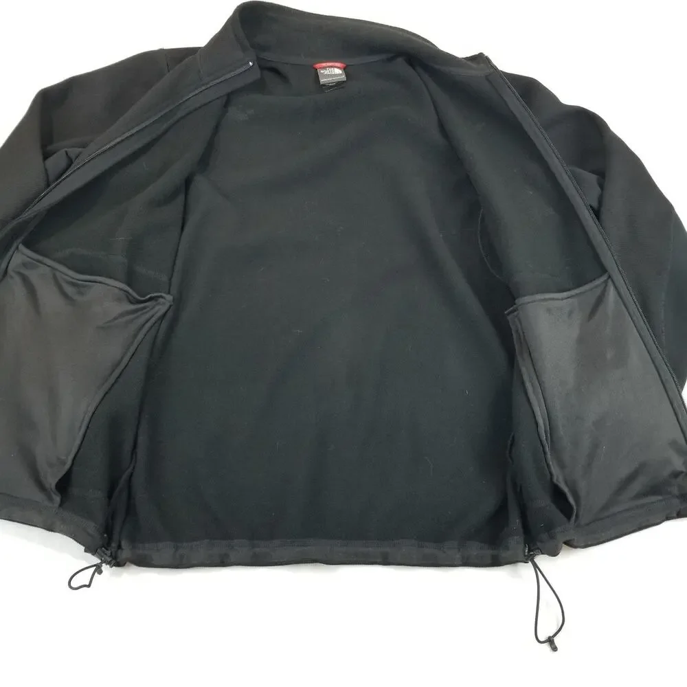 The North Face Apex Hybrid Fleece Mens Large Black Full Zip Jacket A7RE